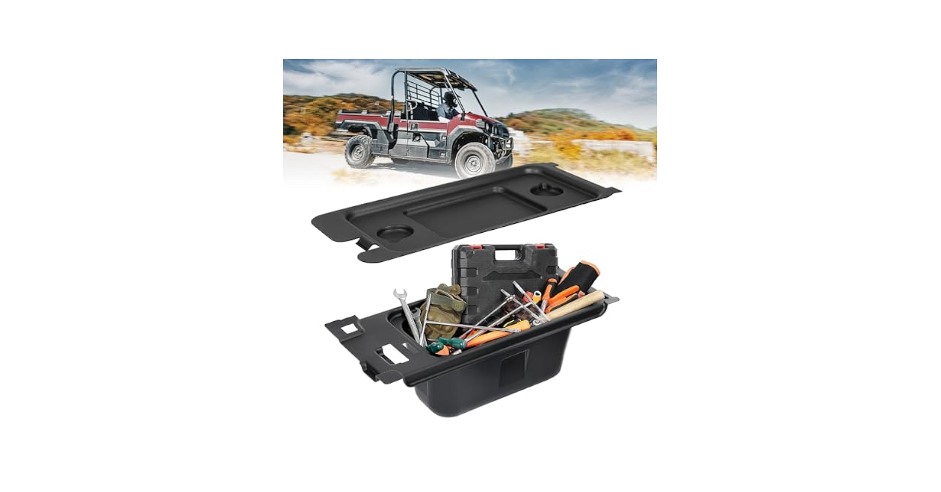Amazon.com: KEMIMOTO Under Seat Storage Box Compatible with
